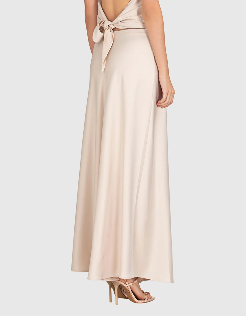 Maxi-Satin-Rock