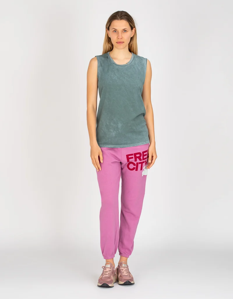 Bedrucktes Top im Destroyed-Look