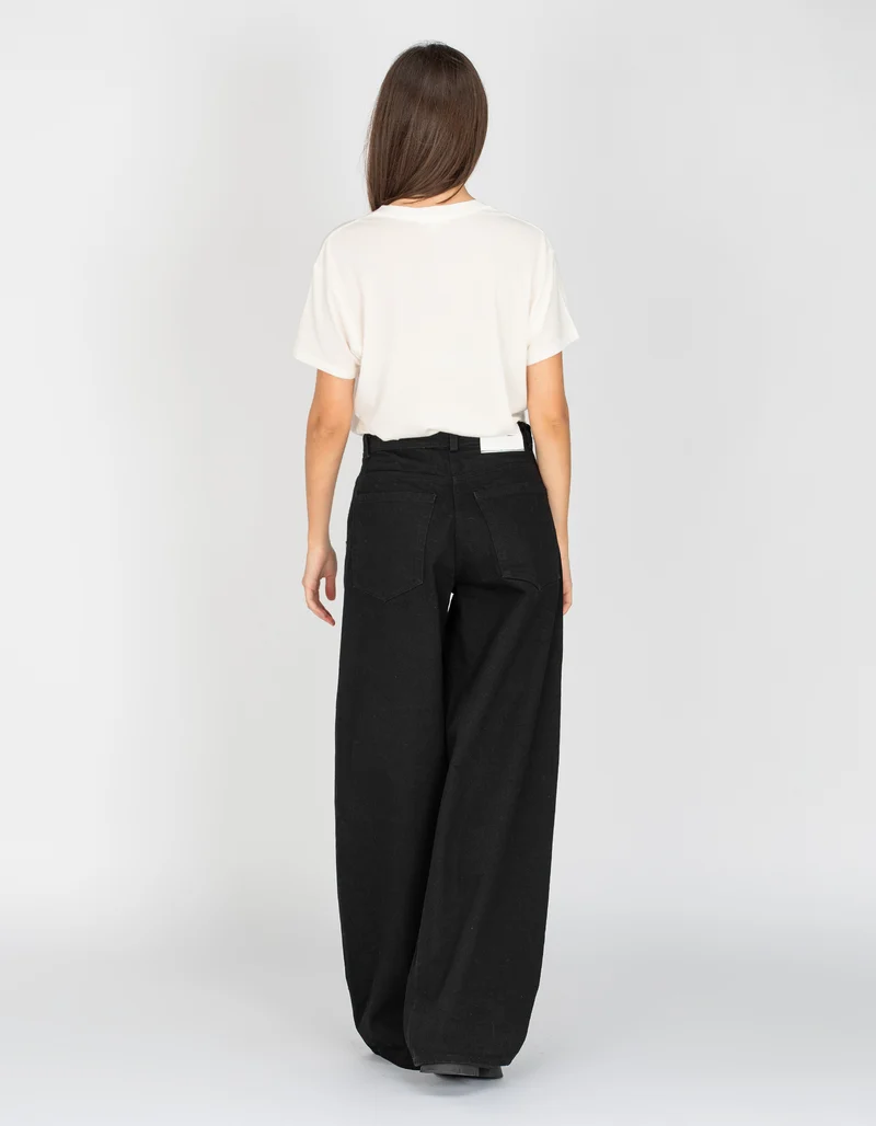 Oversize T-Shirt Chloe Boyfriend mit offener Ausschnittkante