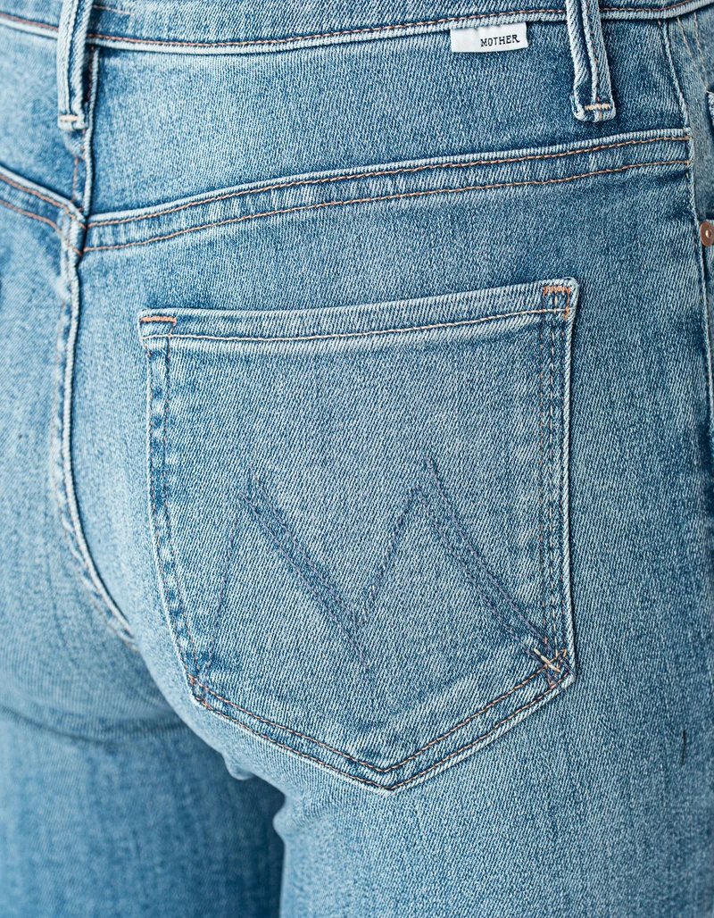 Kick-Flare Jeans mit offenem Saum