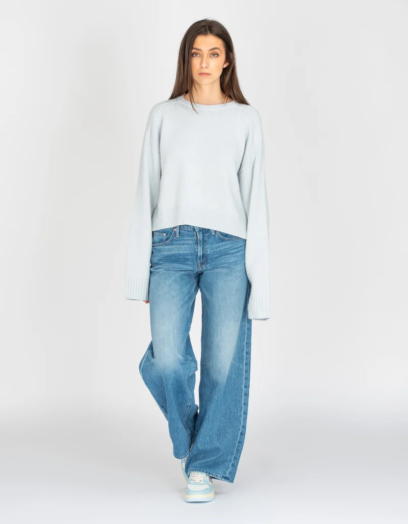 Low-Waist Wide-Leg Jeans