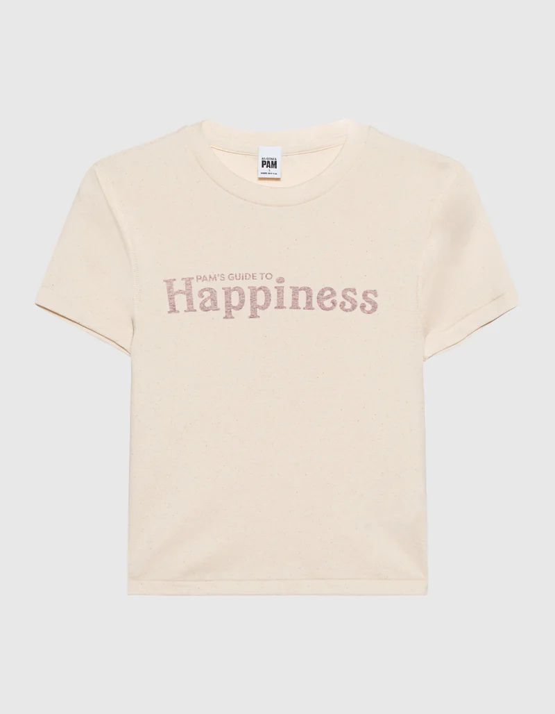 RE/DONE x PAM Bedrucktes T-Shirt im Vintage-Look