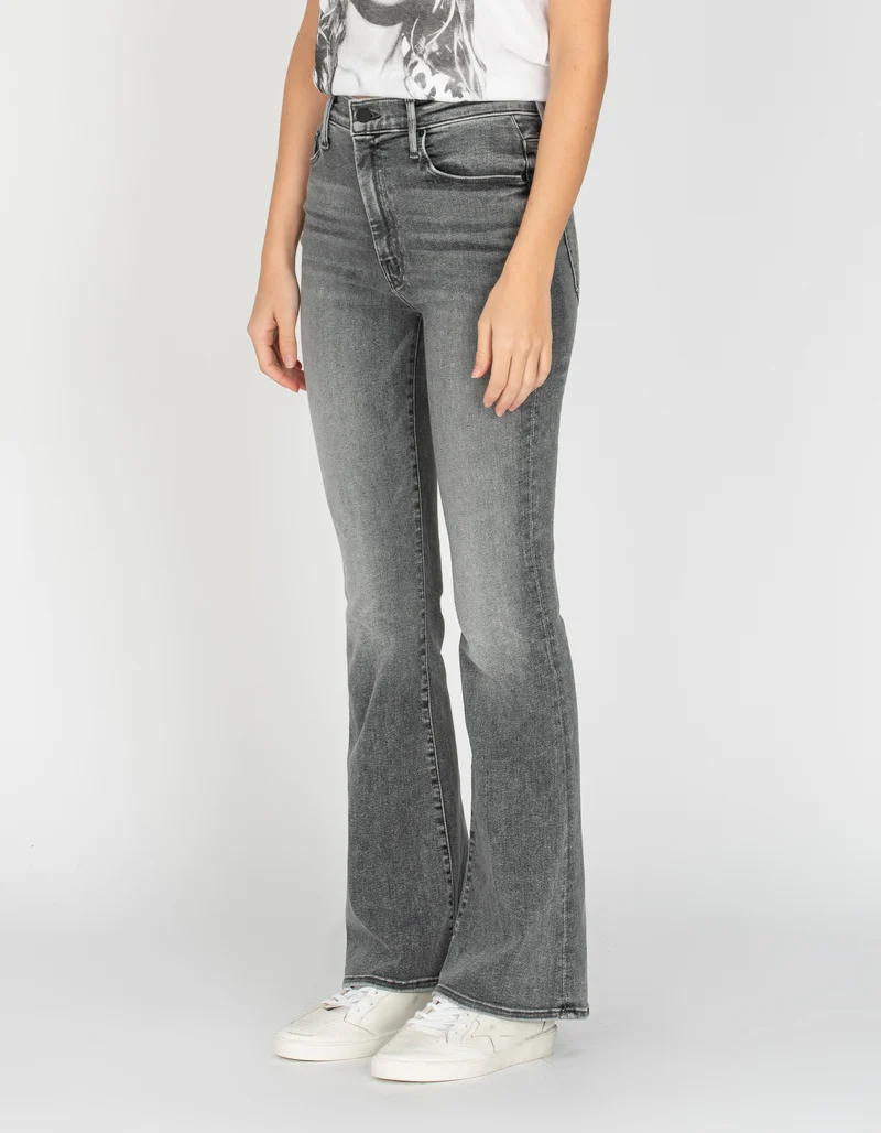 High-Waist Flare-Leg Jeans