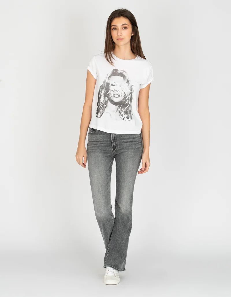 High-Waist Flare-Leg Jeans
