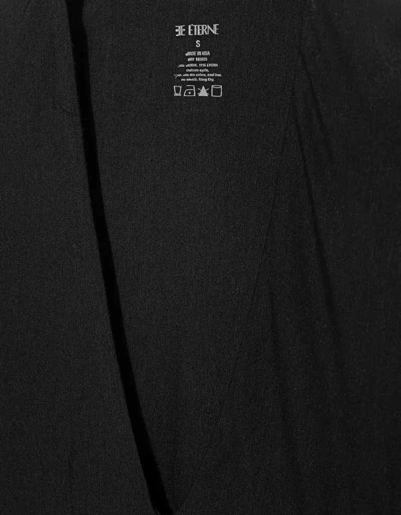 Longsleeve-Body Deep V mit tiefem V-Ausschnitt
