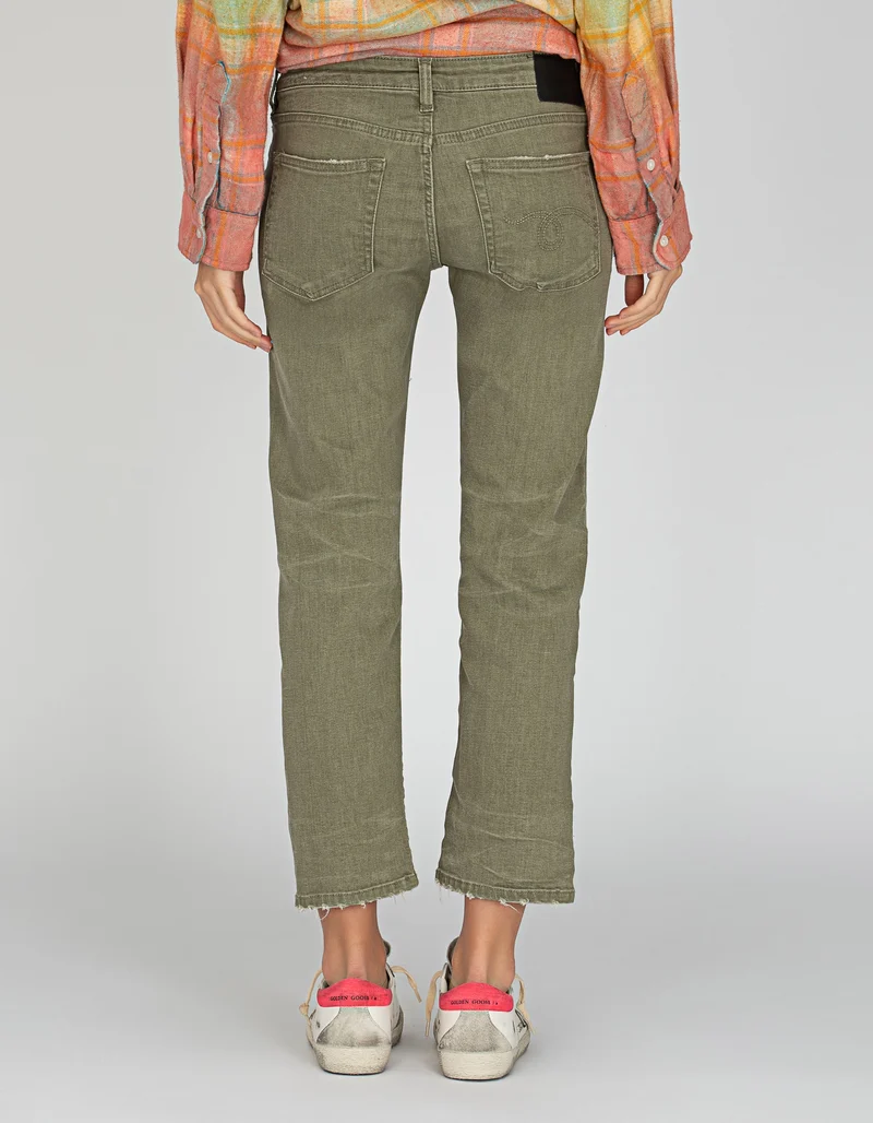 Crop Straight-Leg Jeans