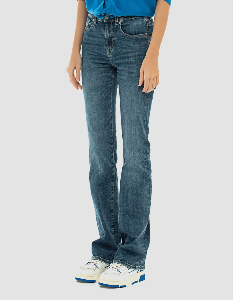 Flared-Leg Jeans