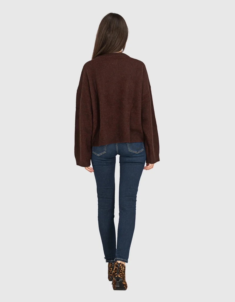 Skinny Jeans mit offenem Saum
