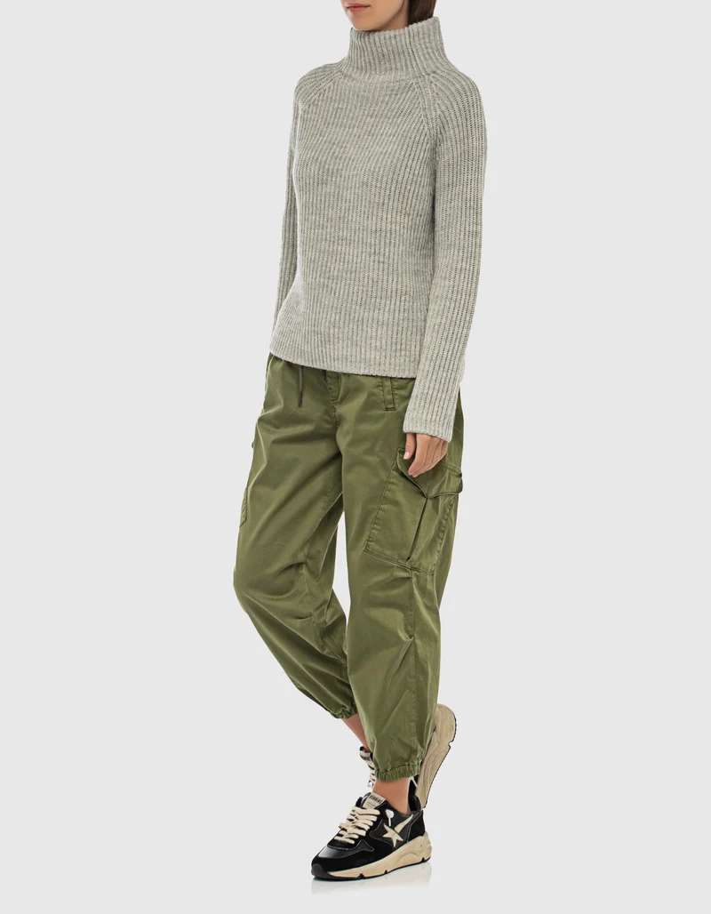 High-Waist Cargohose