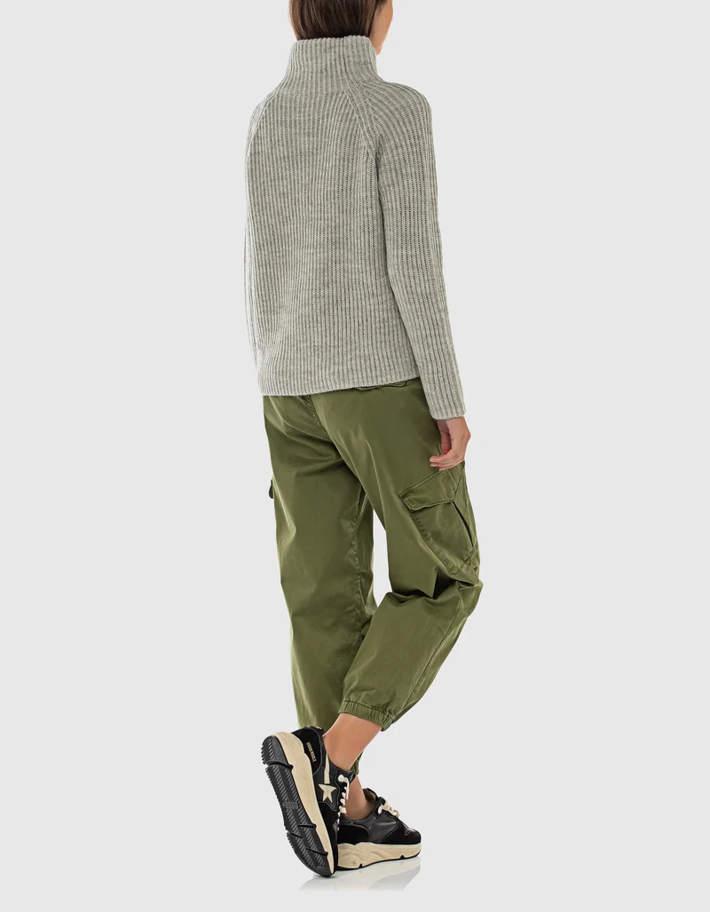 High-Waist Cargohose