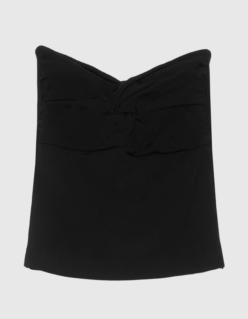 Tube-Top Tonia Twist mit Knoten-Detail