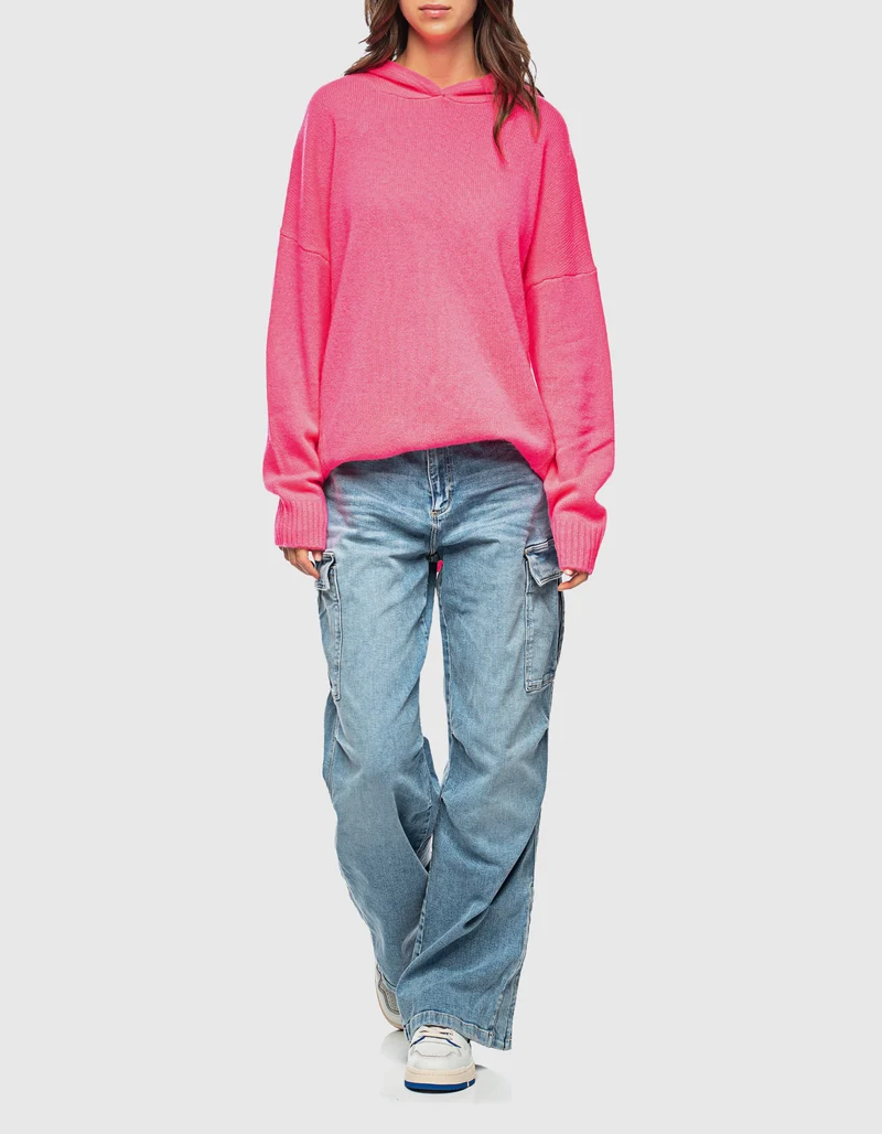 Cargo Wide-Leg Jeans