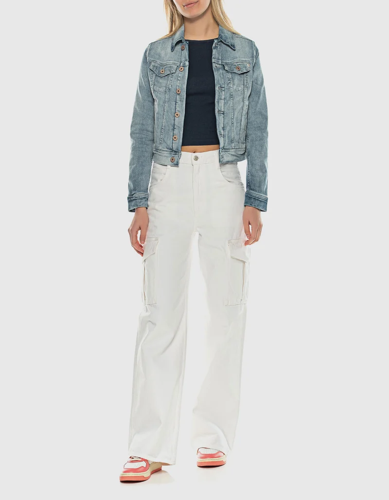 Washed Out Jeansjacke