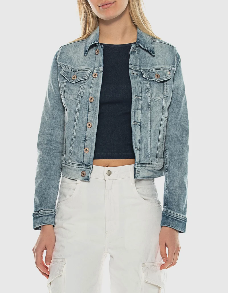 Washed Out Jeansjacke