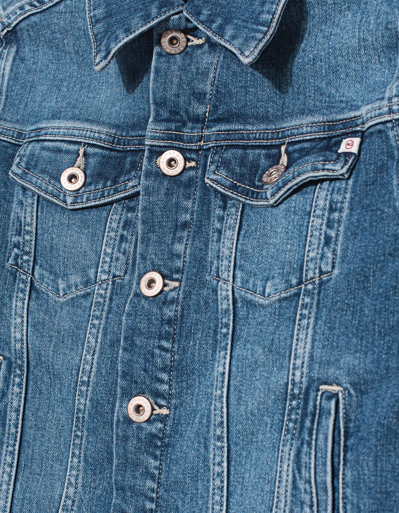 Jeansjacke im Washed-Out Look