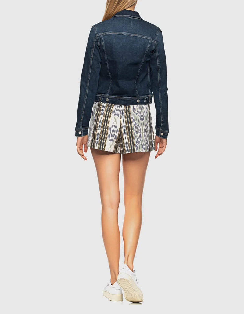Slim-Fit Stretch-Jeansjacke