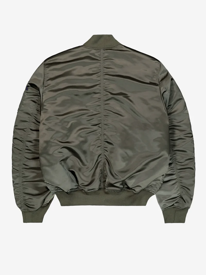 Giacca bomber verde MA-1 UV