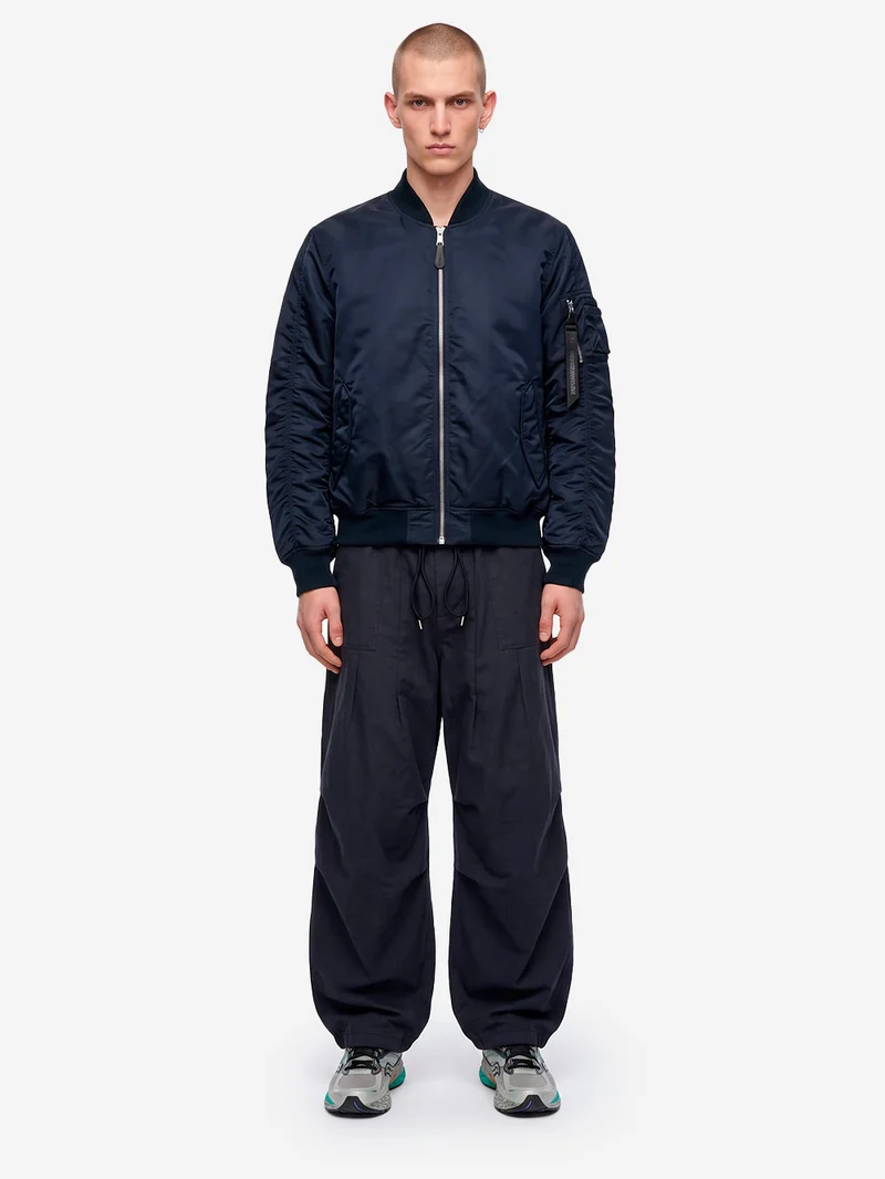 Giacca bomber blu MA-1 UV