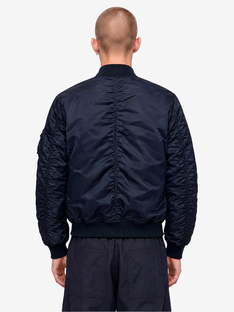 Giacca bomber blu MA-1 UV