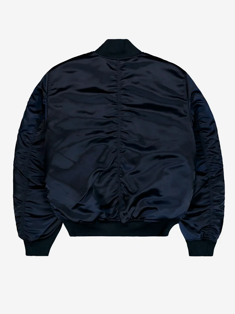 Giacca bomber blu MA-1 UV