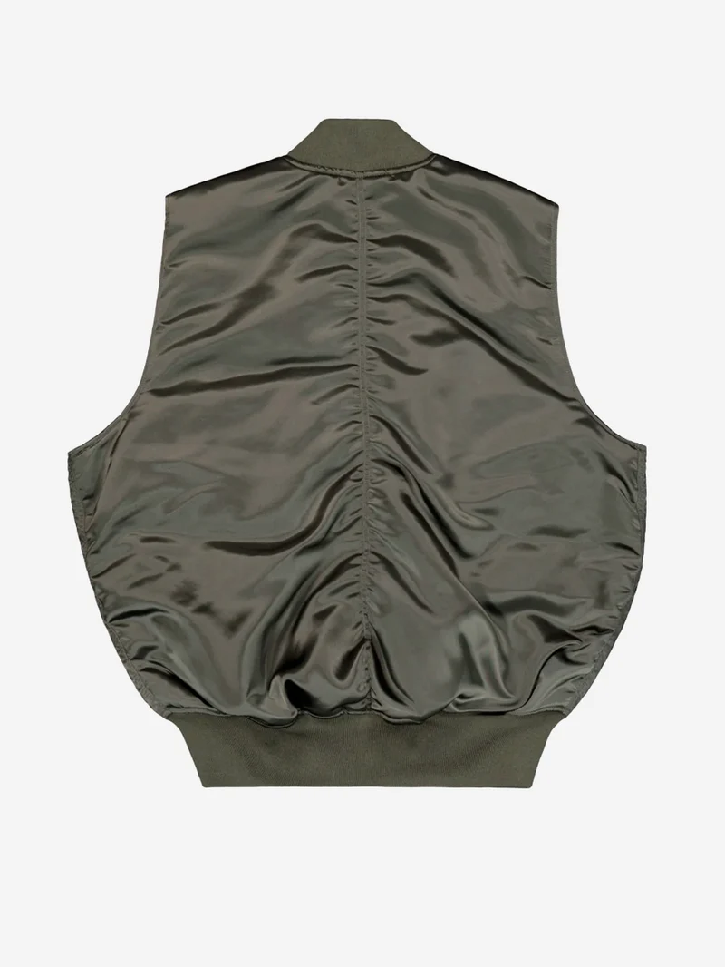 Gilet reversibile MA-1 Base UV verde