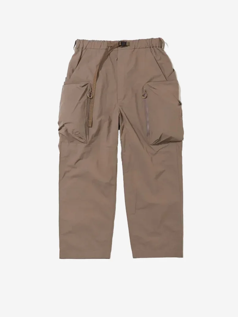 Pantaloni Cargo in Nylon beige