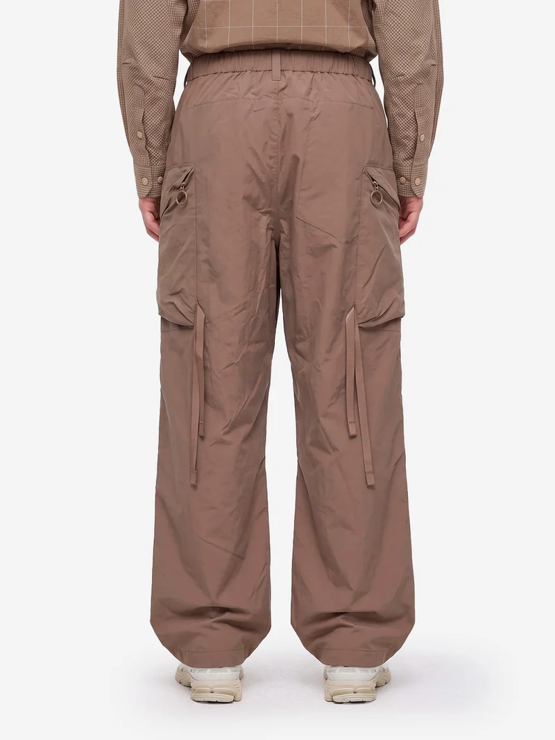 Pantaloni Cargo in Nylon beige