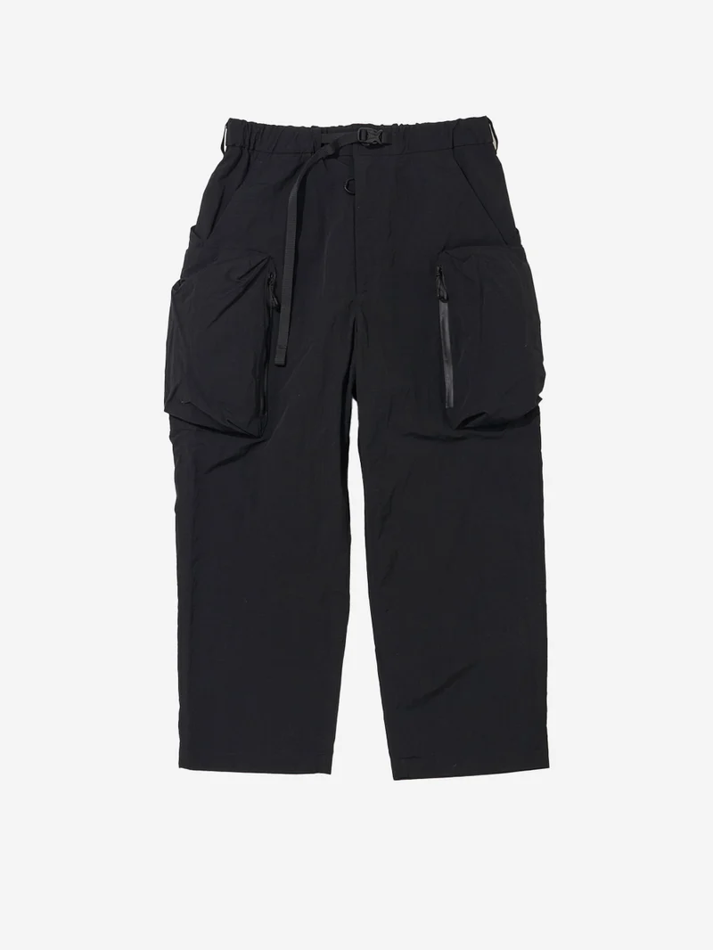 Pantaloni Cargo in Nylon nero