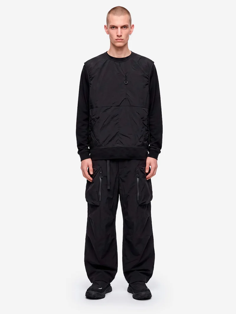 Pantaloni Cargo in Nylon nero