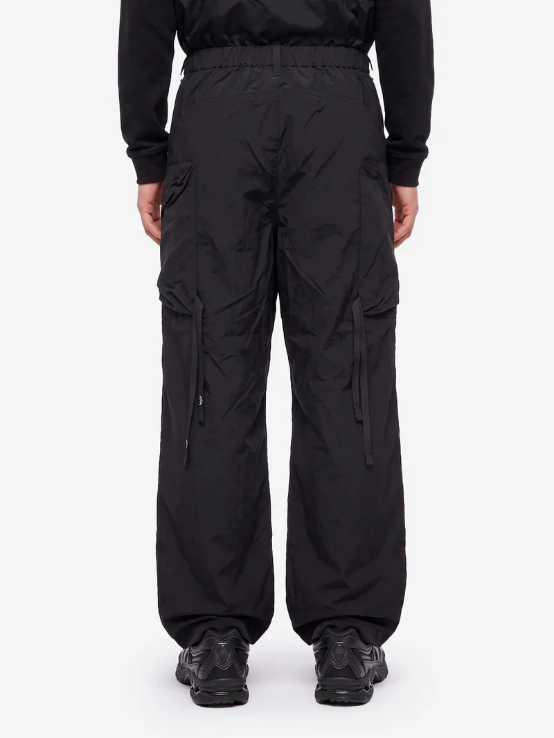 Pantaloni Cargo in Nylon nero