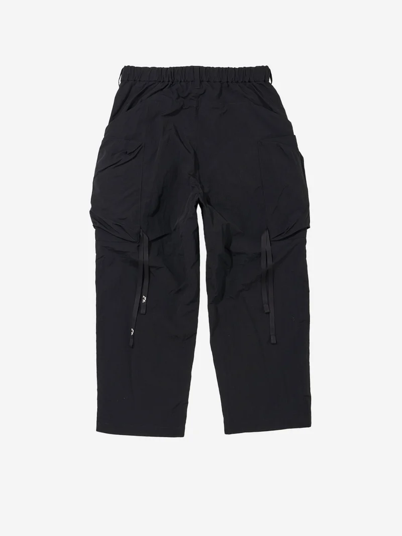 Pantaloni Cargo in Nylon nero