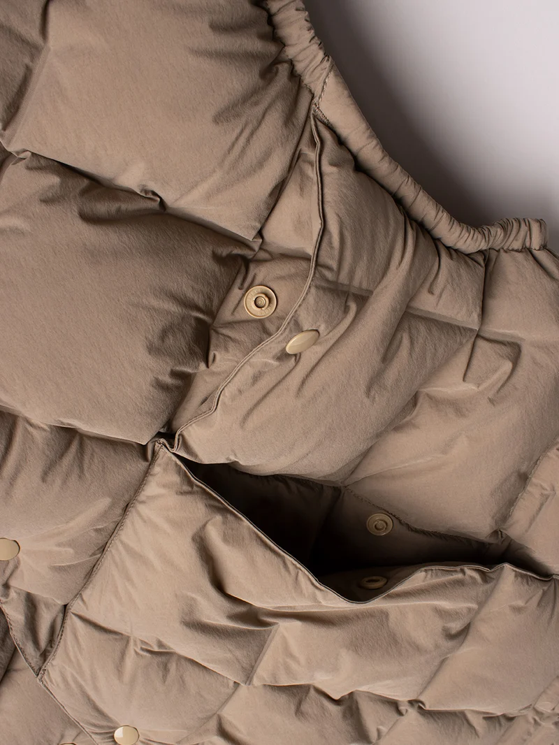 Gilet CMF Woven Down beige