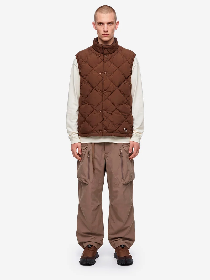 Gilet CMF Woven Down marrone