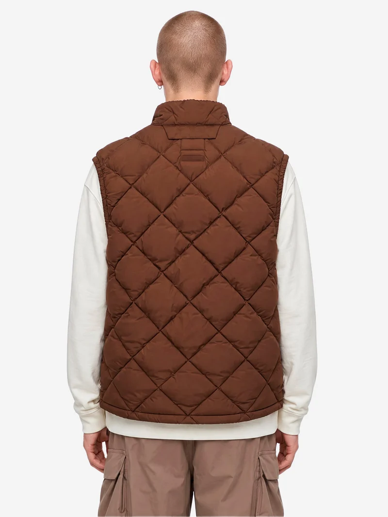 Gilet CMF Woven Down marrone