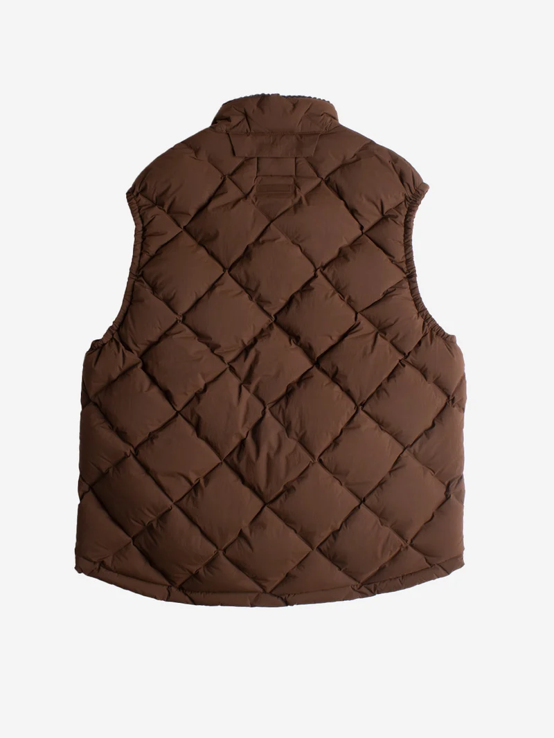 Gilet CMF Woven Down marrone