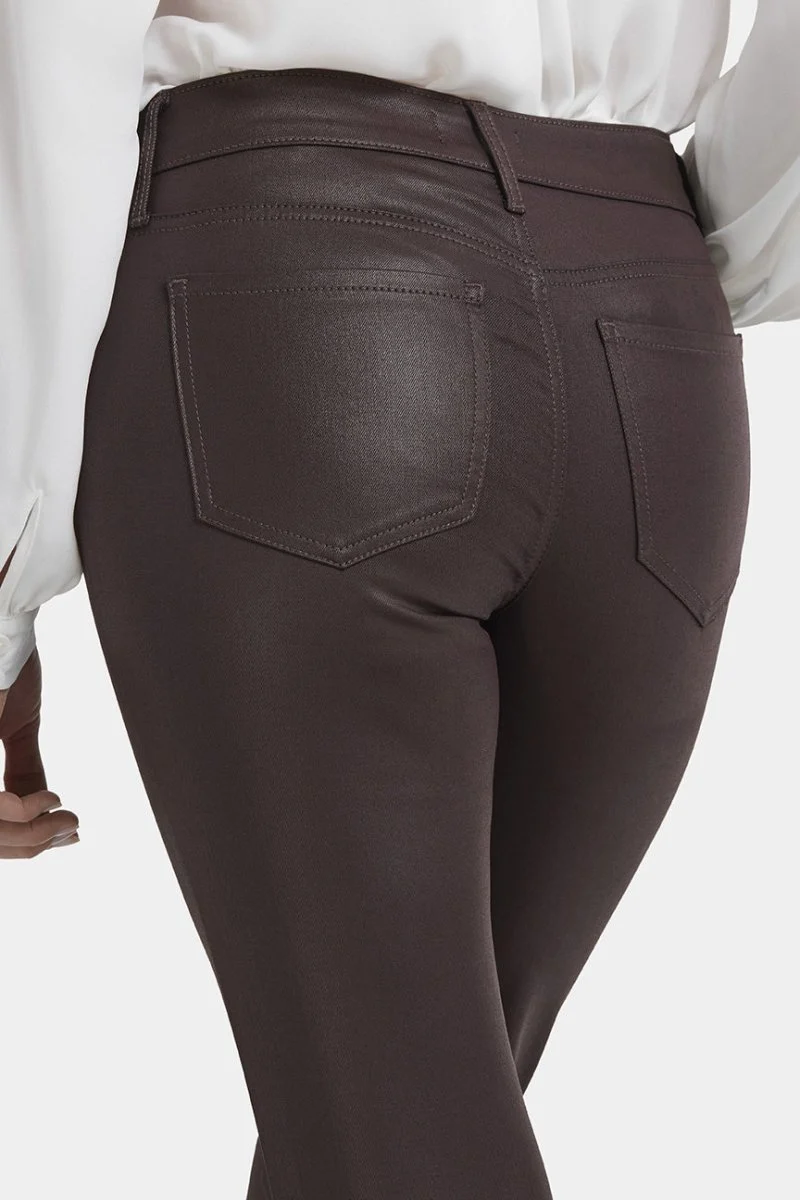 Marilyn Straight Jeans Beschichtung | Cordovan Coated