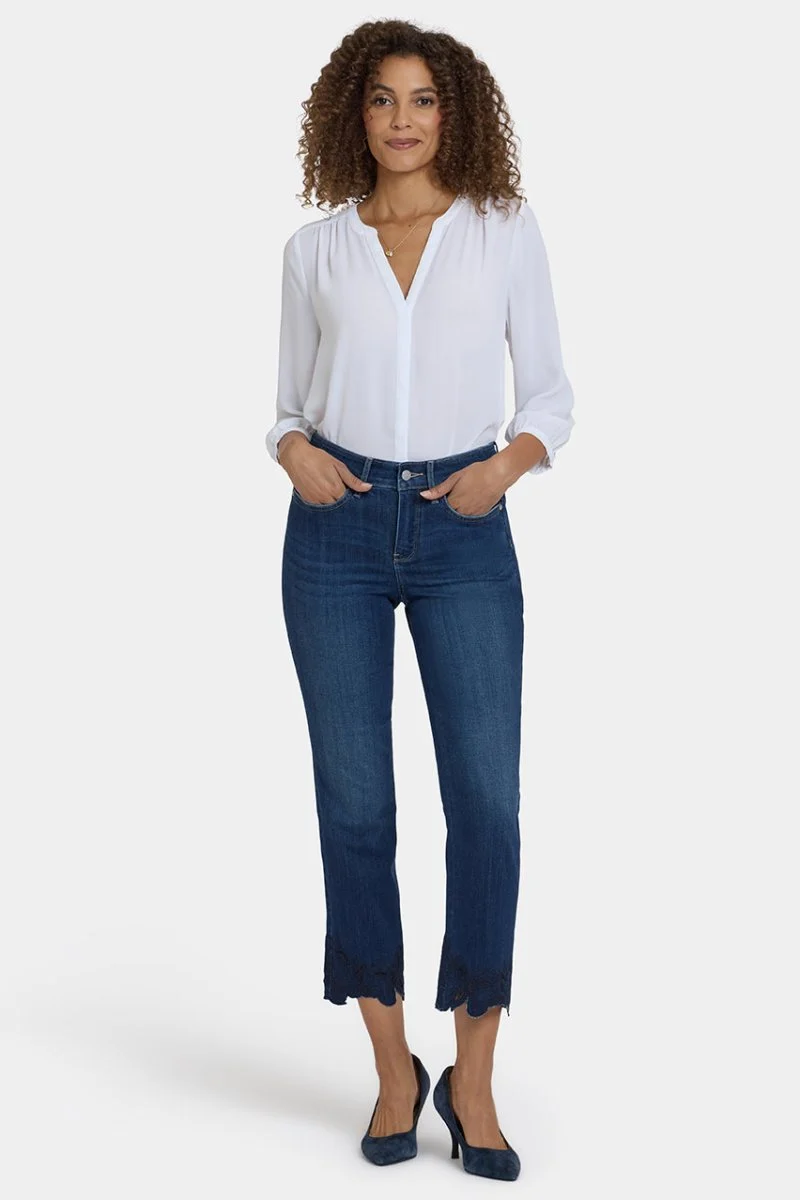Marilyn Straight Ankle Jeans in Sure Stretch® Denim | Wonderland