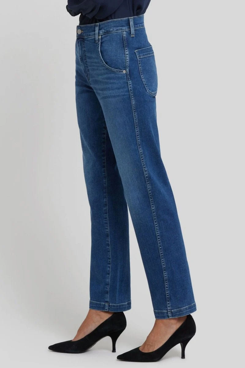 Brooke Loose Straight Jeans | Opera Blue