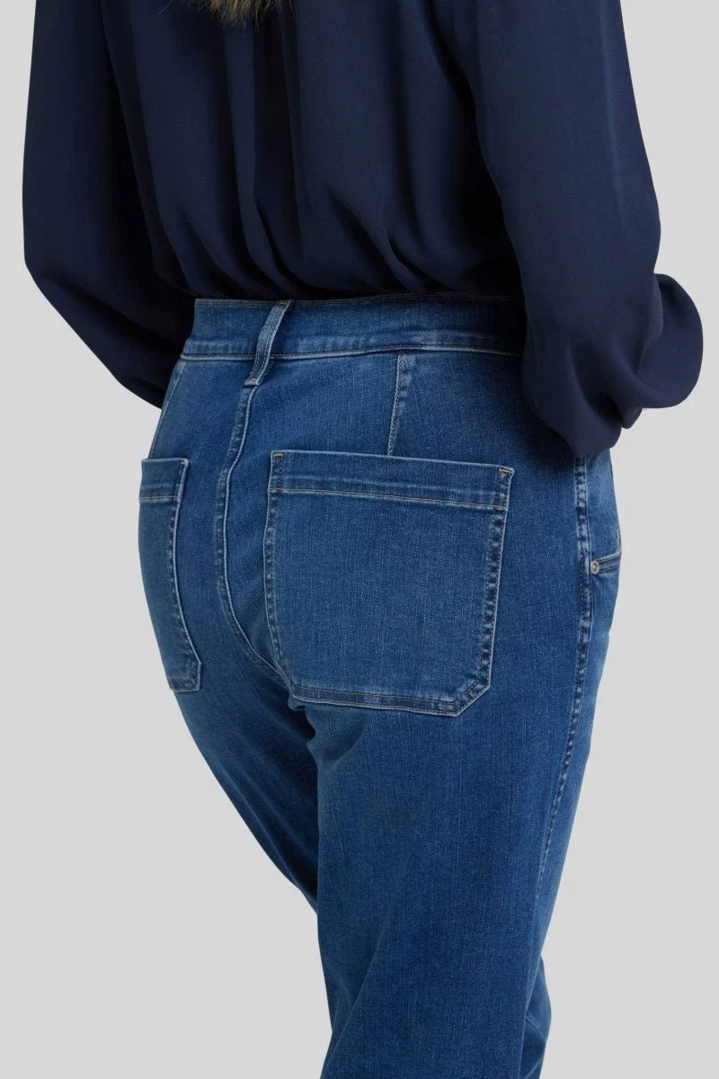 Brooke Loose Straight Jeans | Opera Blue