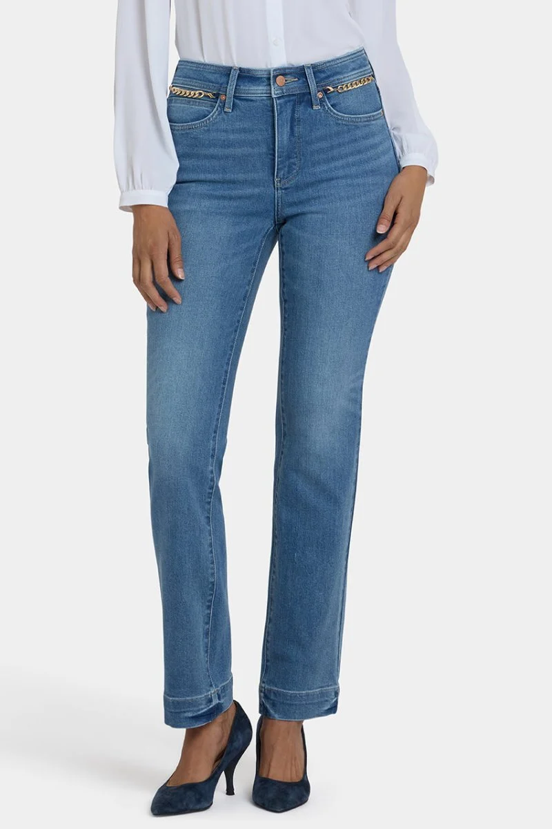Marilyn Straight Jeans | Bastille Sea