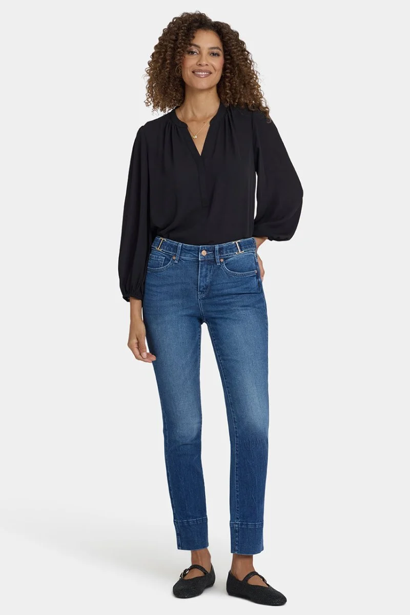 Sheri Slim Jeans | Cool Marine