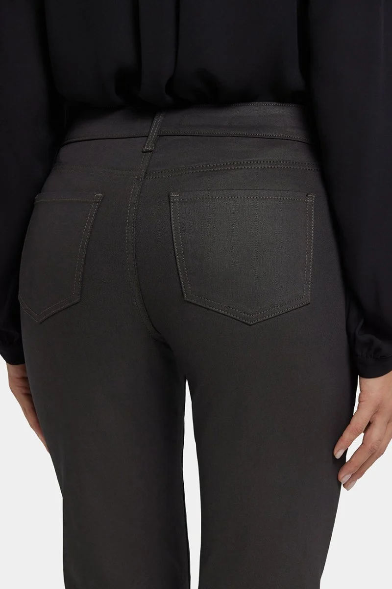 Coated Marilyn Straight Jeans | Vintage Barnwood Coated