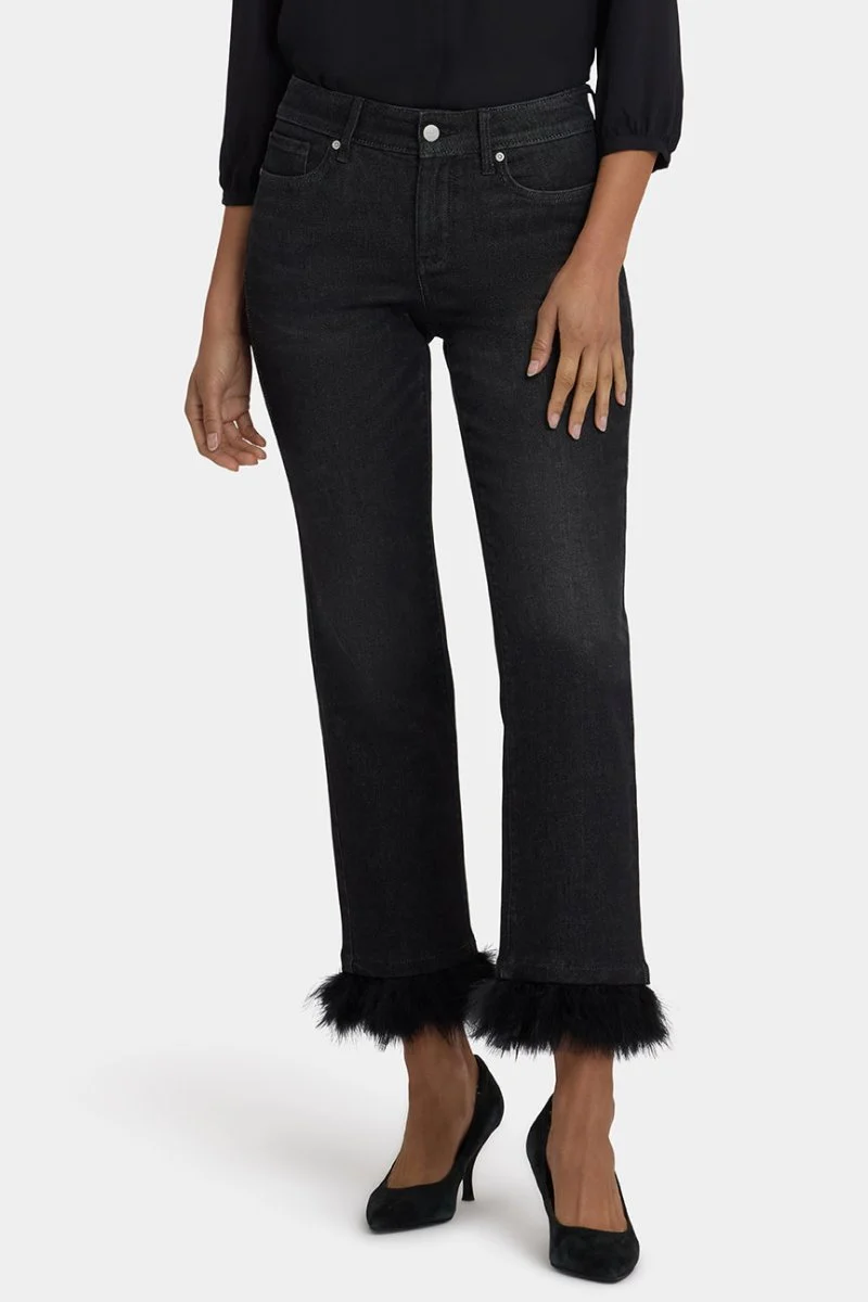 Marilyn Straight Ankle Jeans | French Nightfall