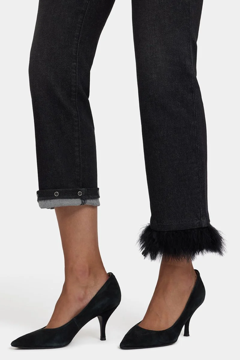 Marilyn Straight Ankle Jeans | French Nightfall