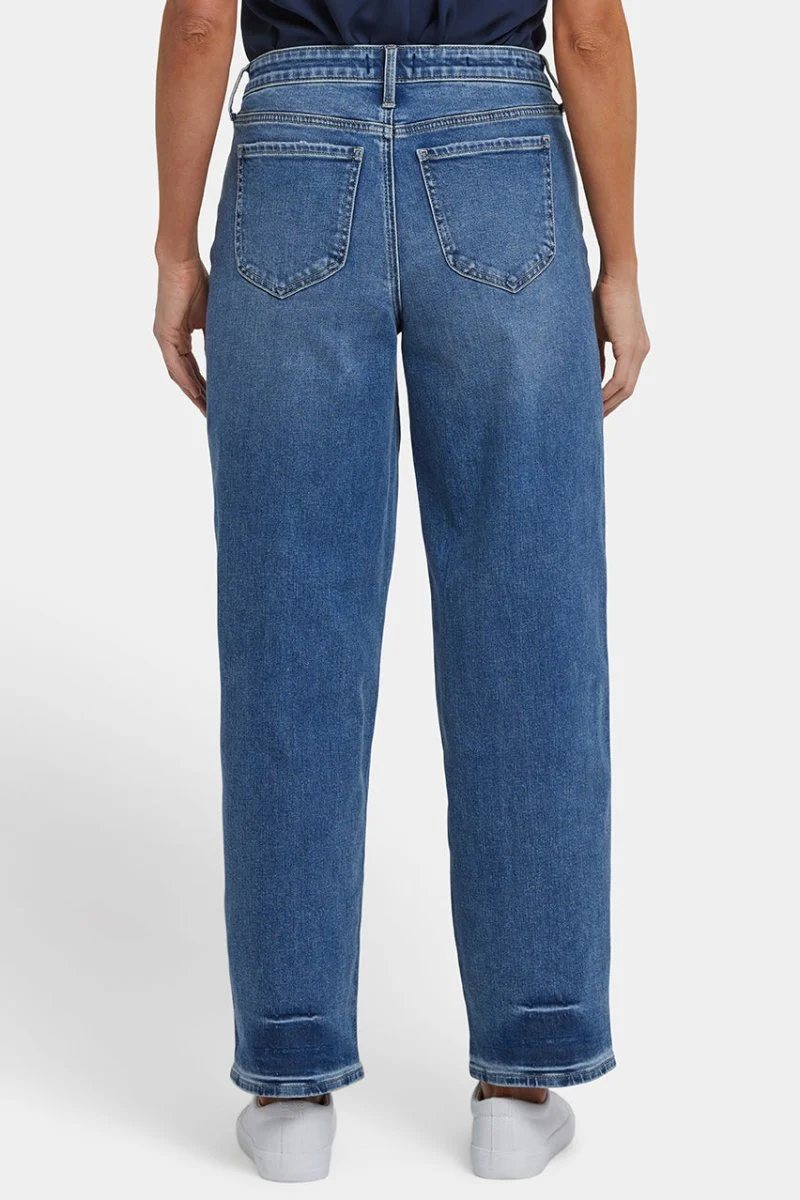 Jemma Barrel Jeans | Rainbow Blue
