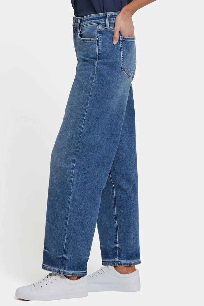 Jemma Barrel Jeans | Rainbow Blue