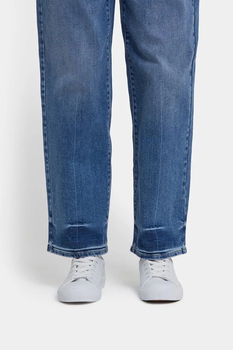 Jemma Barrel Jeans | Rainbow Blue