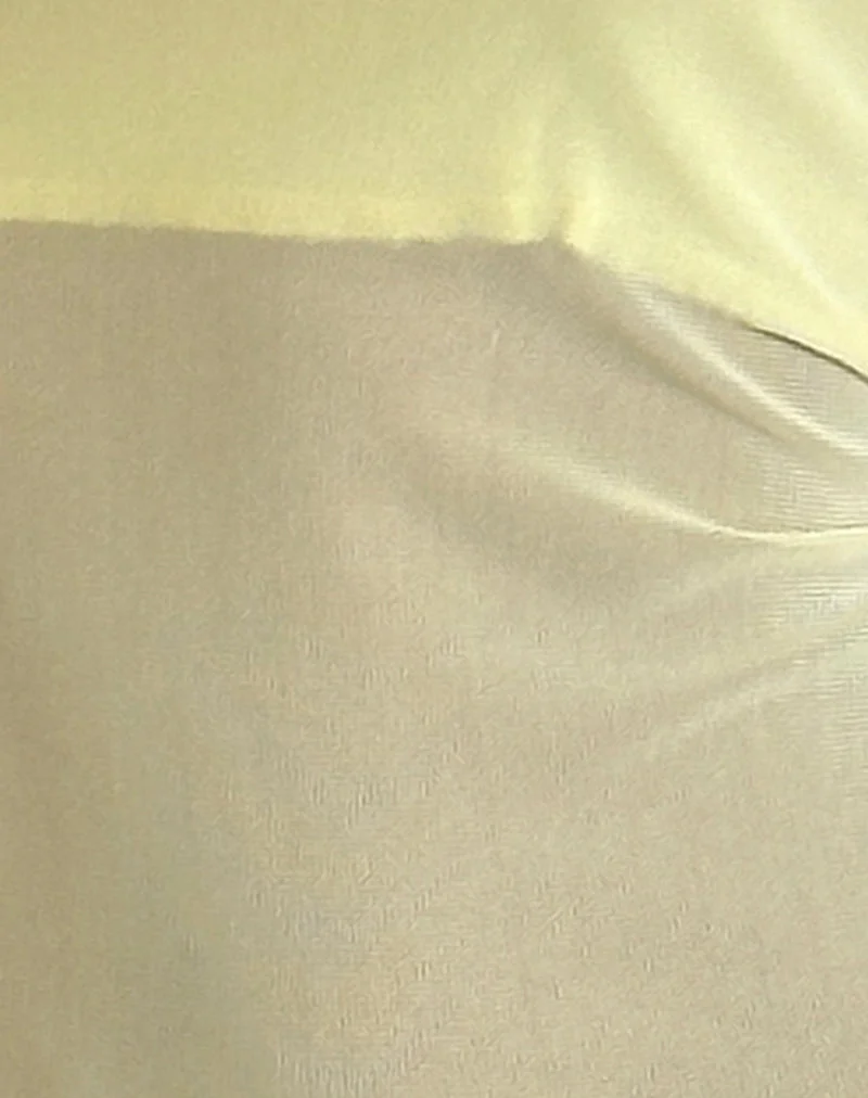 Arabella Neckholder-Top aus Mesh Lemon