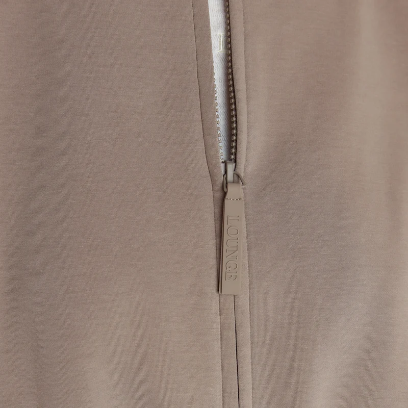 Neopren Bomberjacke - Taupe