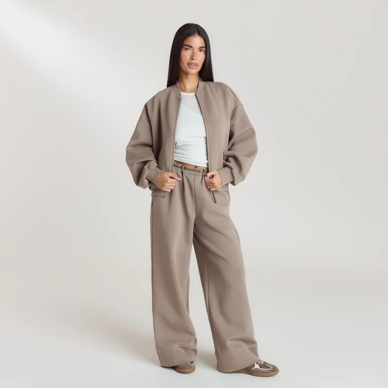 Neopren Jogger - Taupe